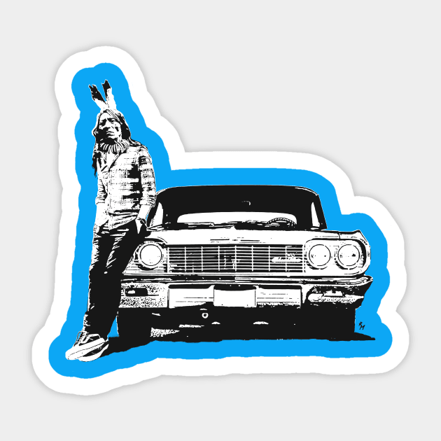 My Ride Sticker by MartinezArtDesign